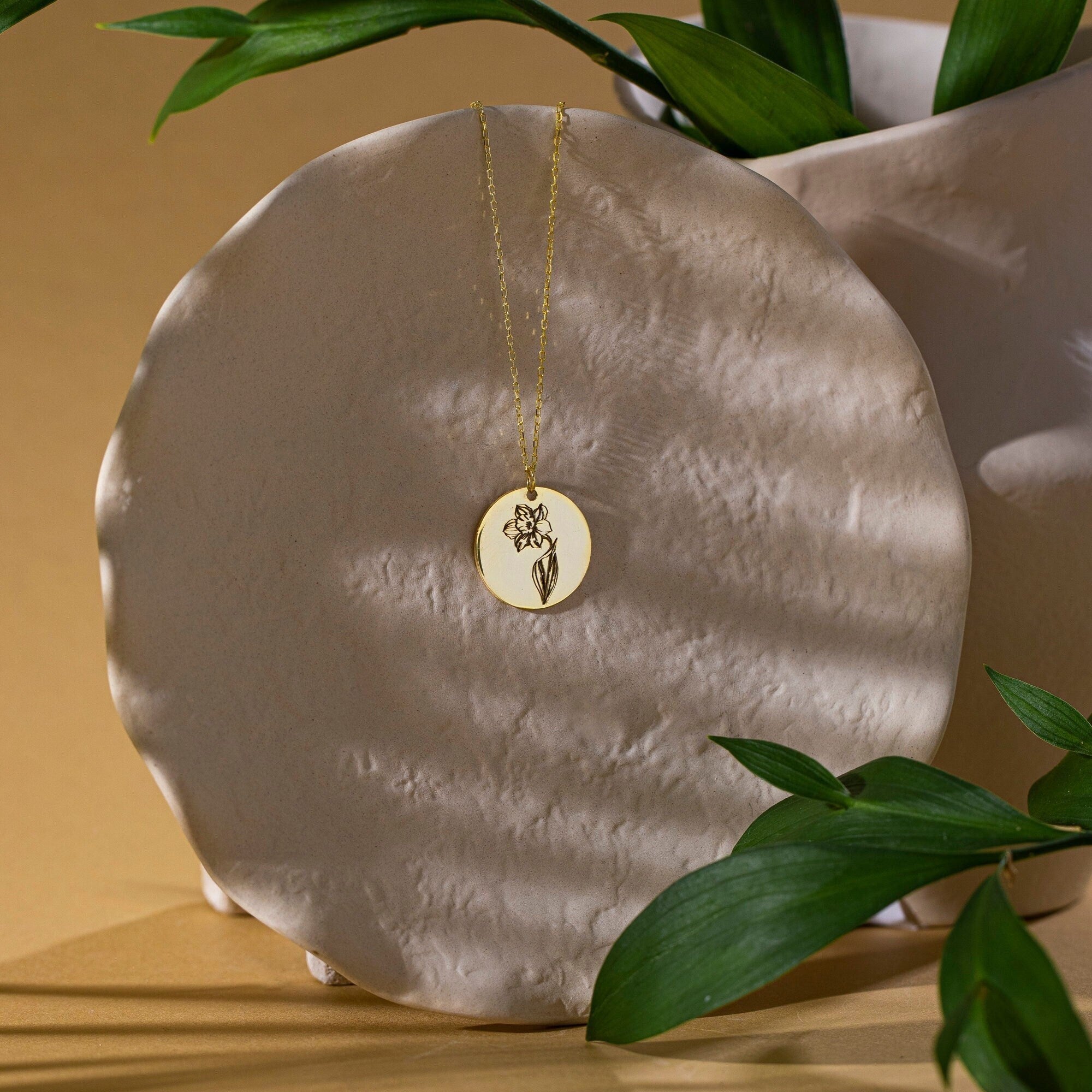 Birth Flower Necklace