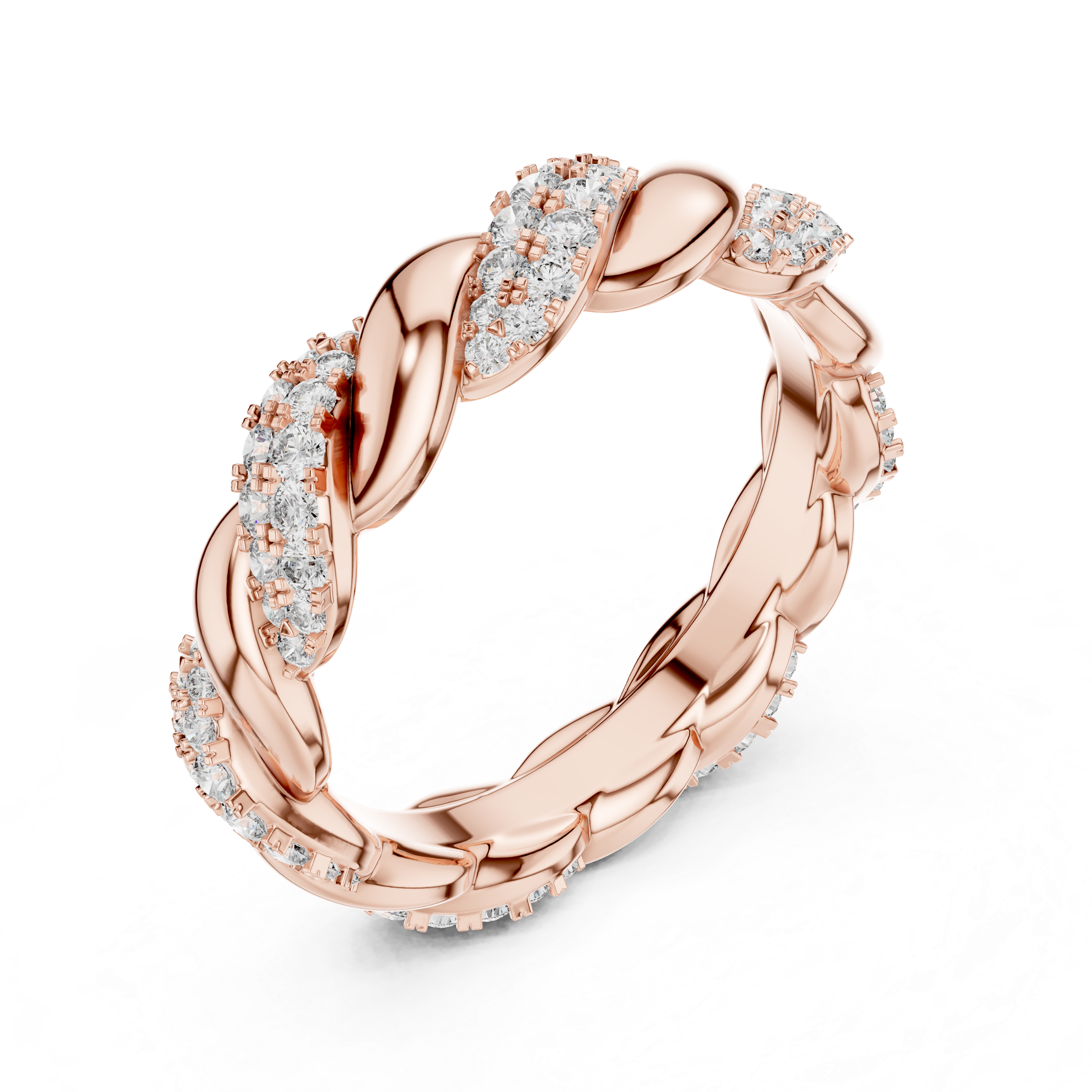 The Skagen Ring - Twisted Rope Eternity Band