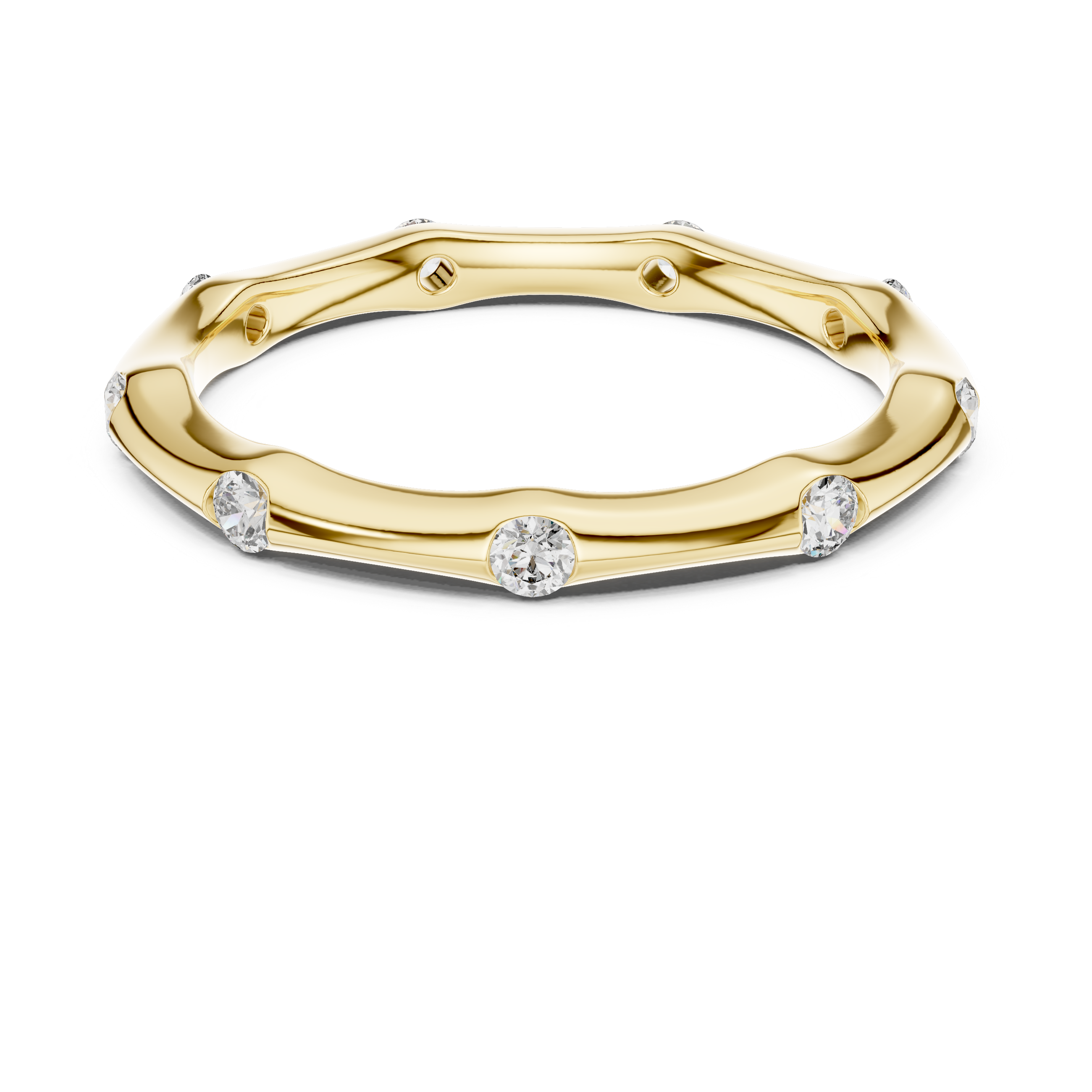The Uppsala Ring - Round Diamond Segmented Station Band