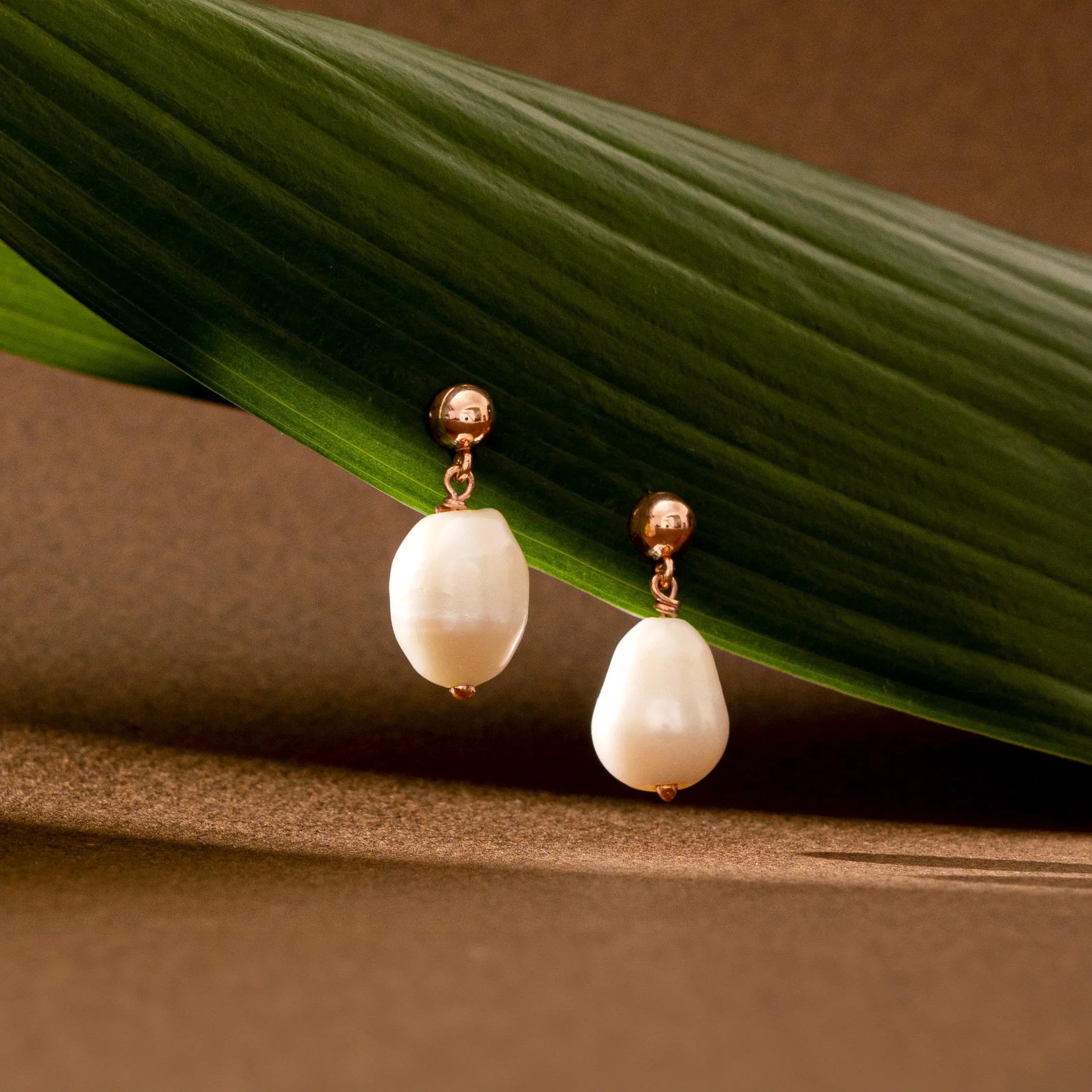 Fresh Water Pearl Stud Earrings