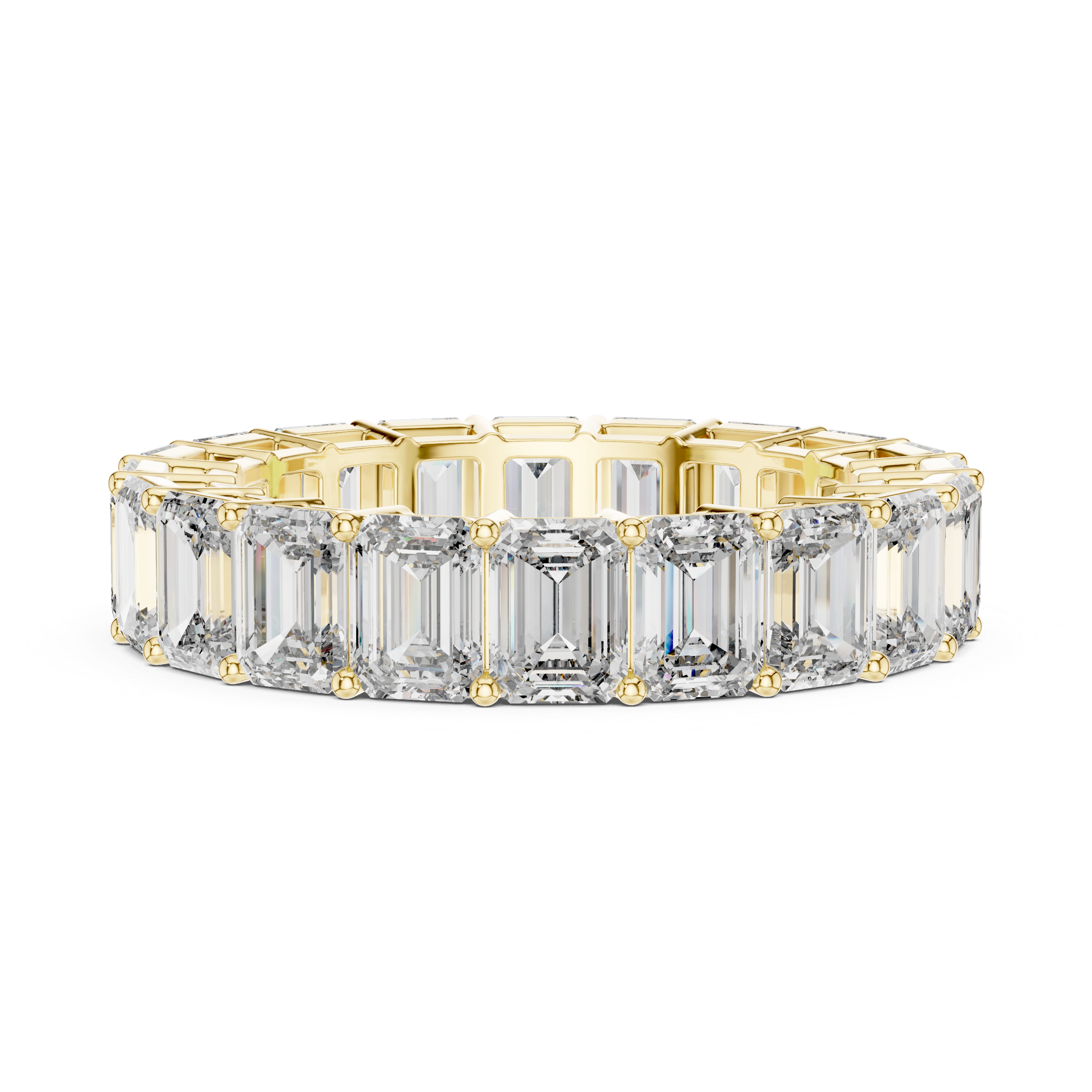 The Viborg Ring - Emerald Cut Eternity Band