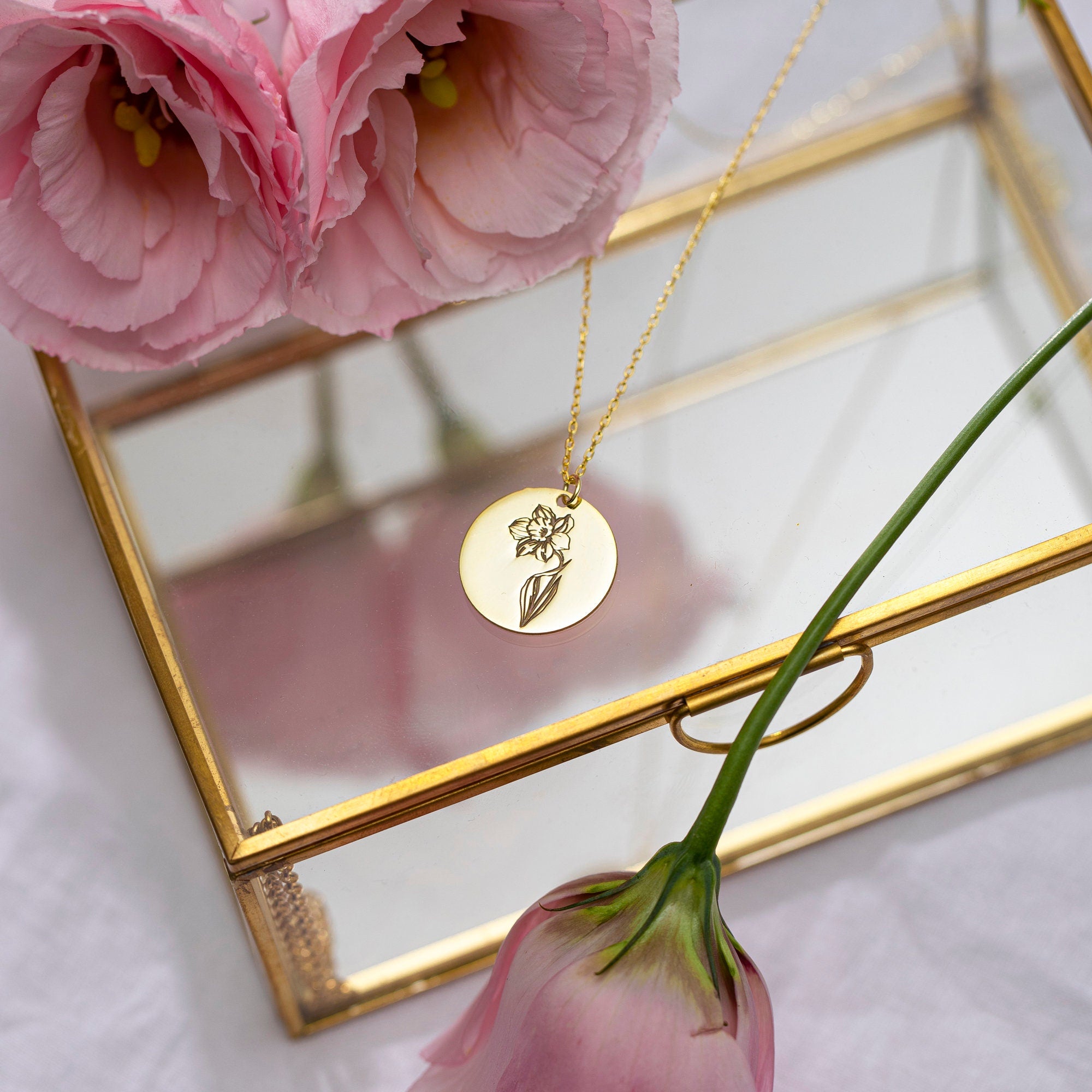 Birth Flower Necklace