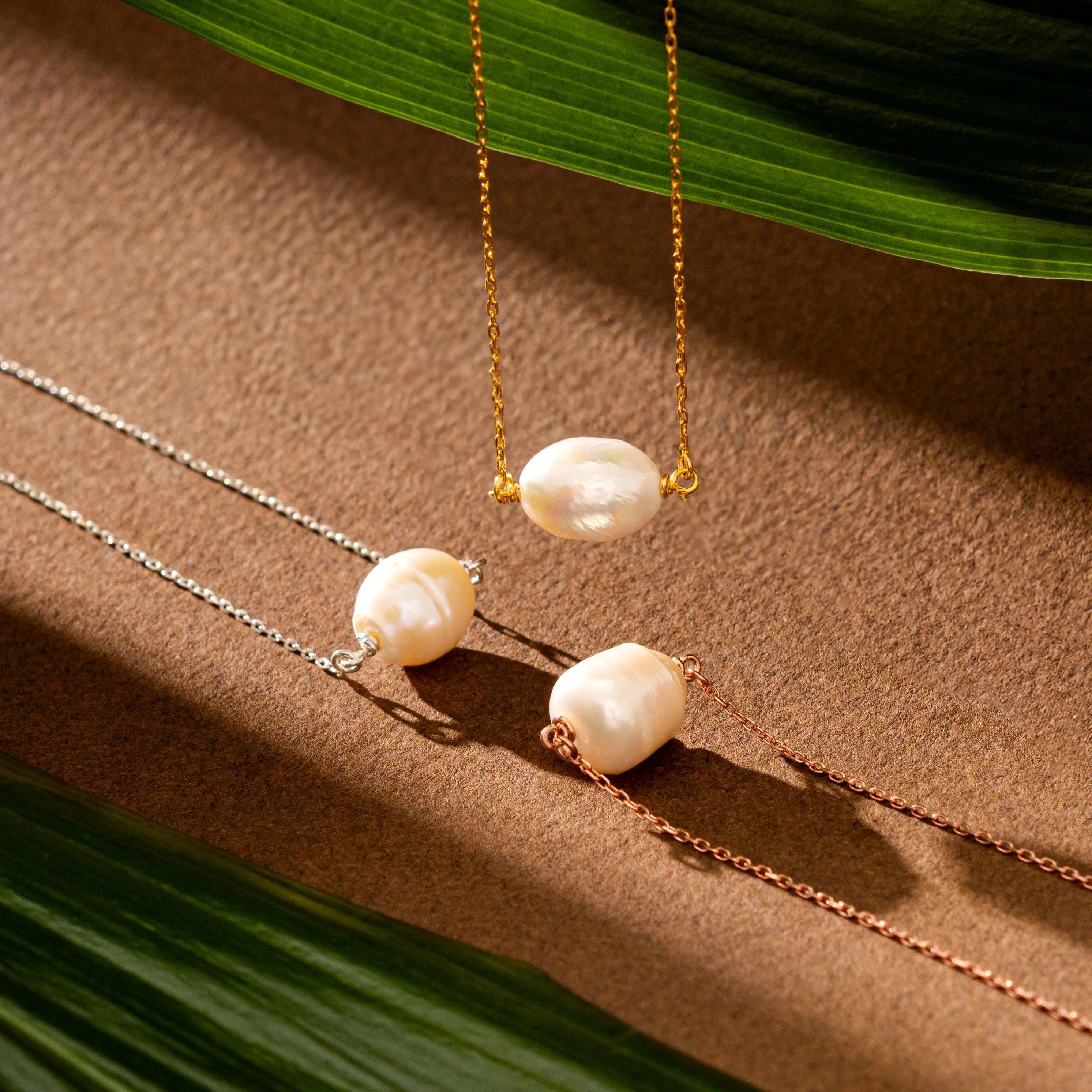 Floating Pearl Necklace