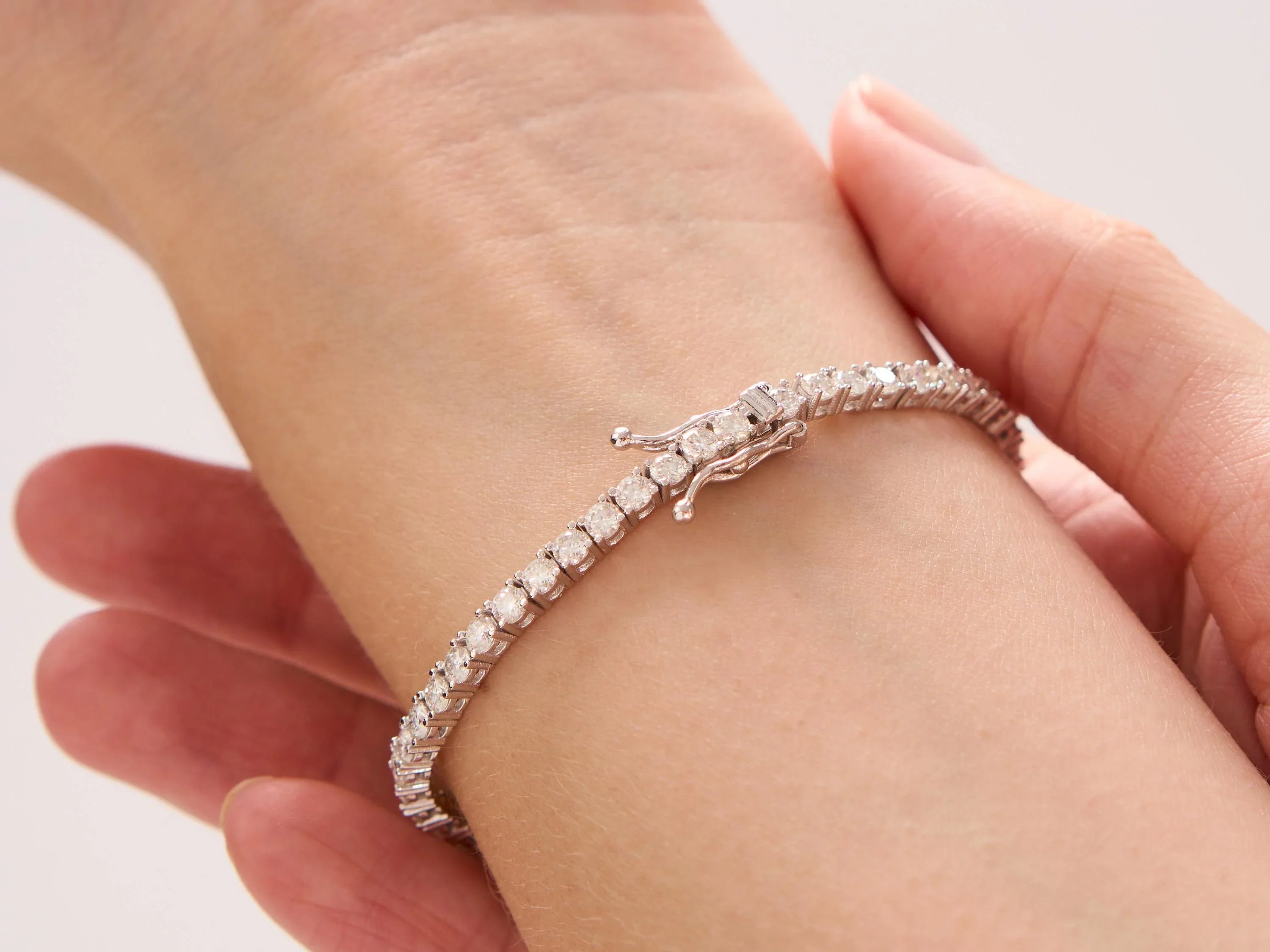 Muur Atelier Moissanite Tennis Bracelet Silver