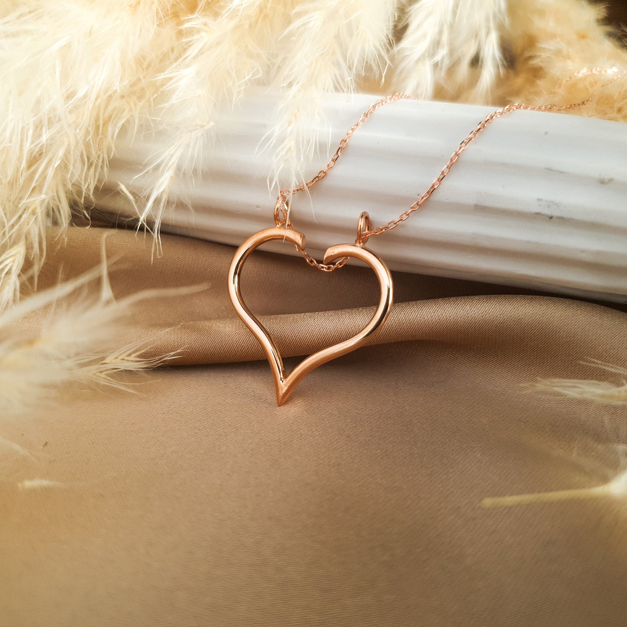 Heart Ring Keeper Necklace