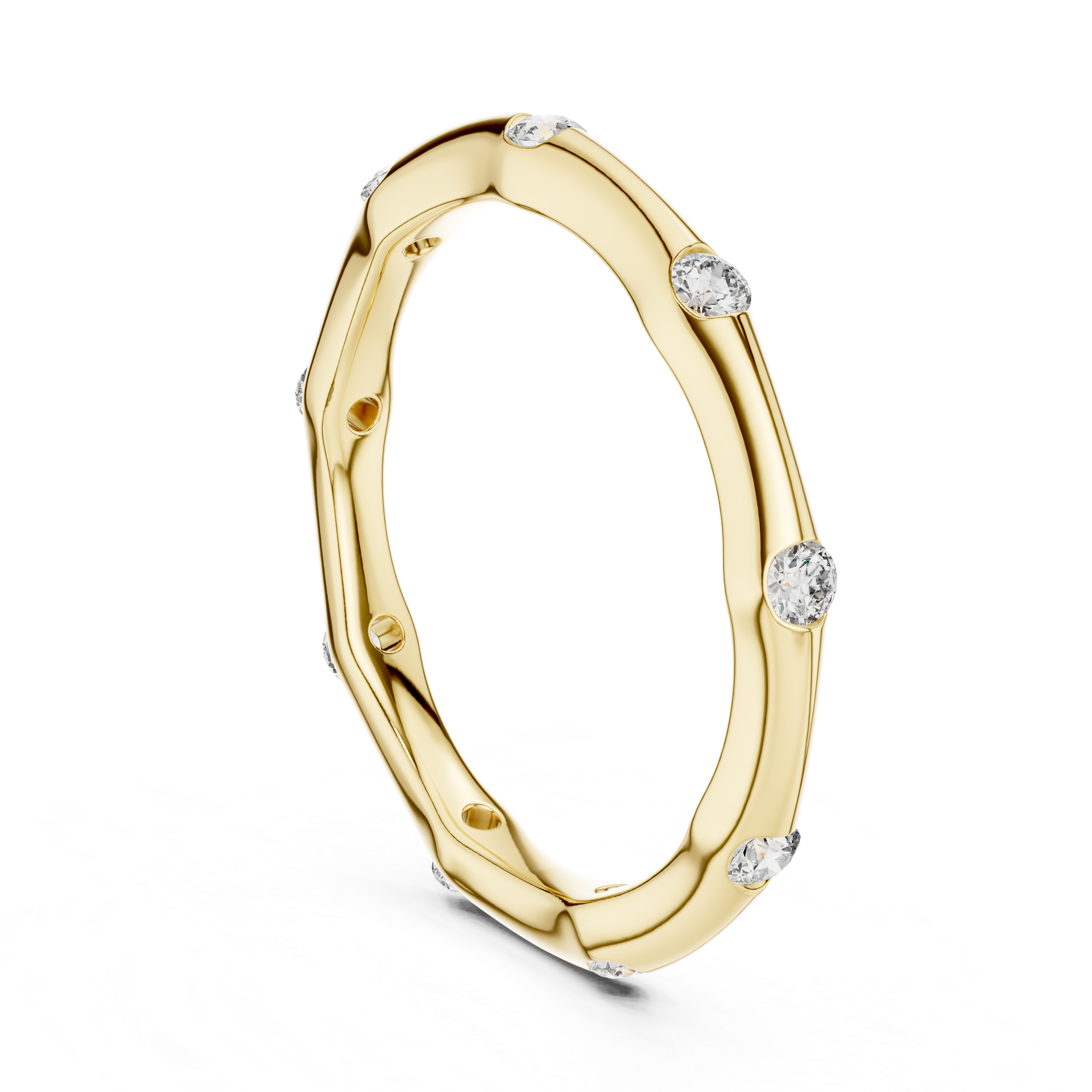 The Uppsala Ring - Round Diamond Segmented Station Band