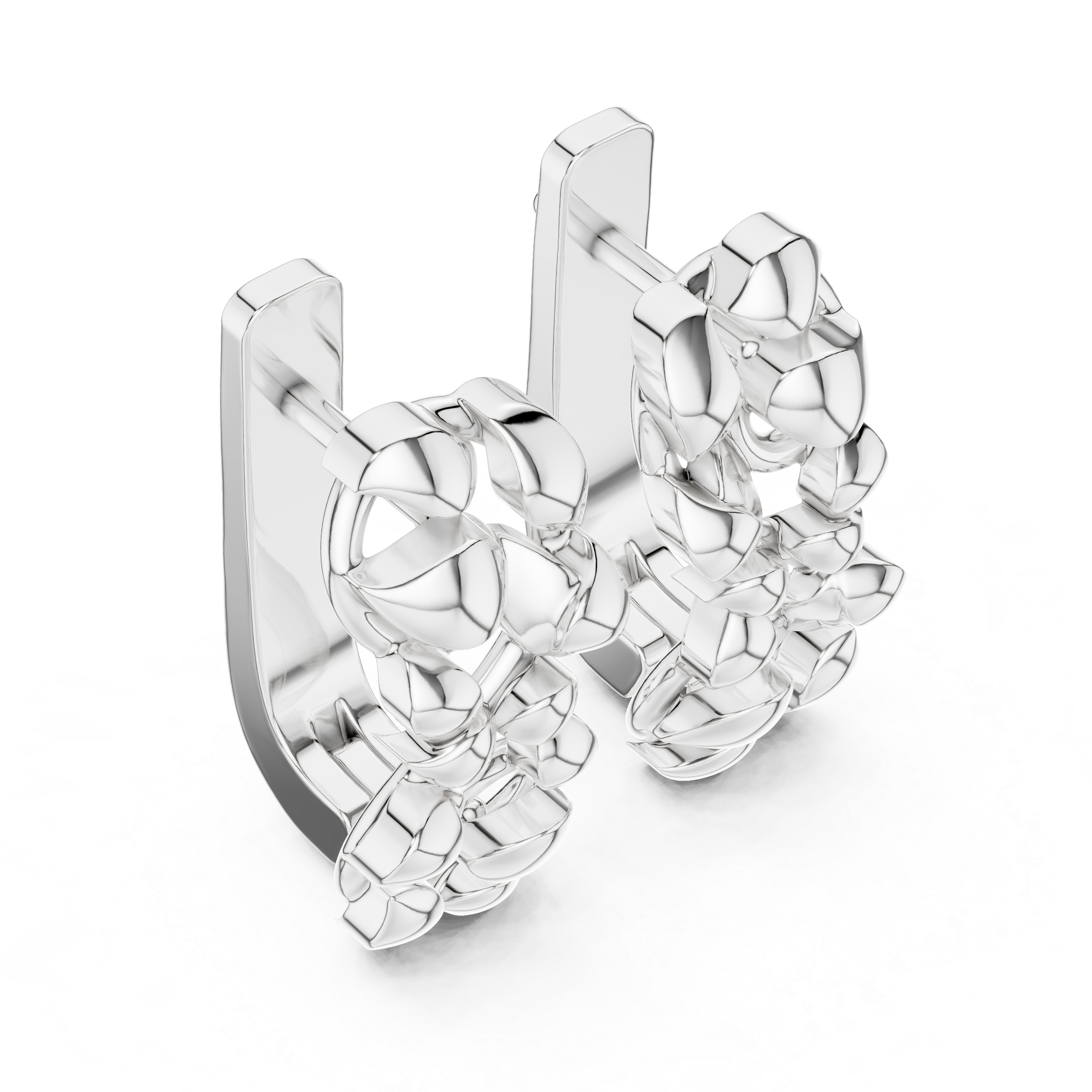 The Alghero Earrings – Sculptural Woven Gold Knot J-Hoops