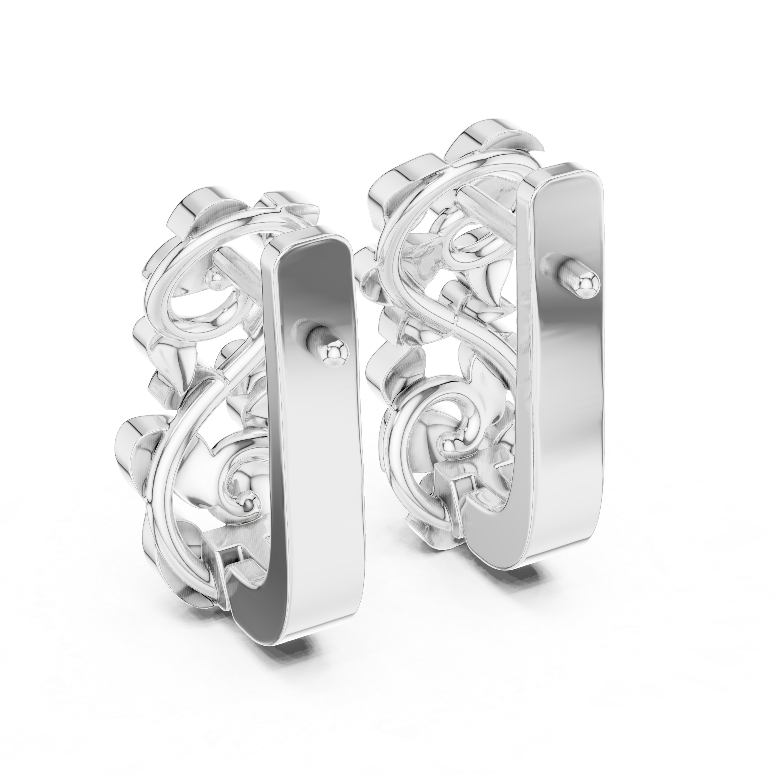 The Alghero Earrings – Sculptural Woven Gold Knot J-Hoops