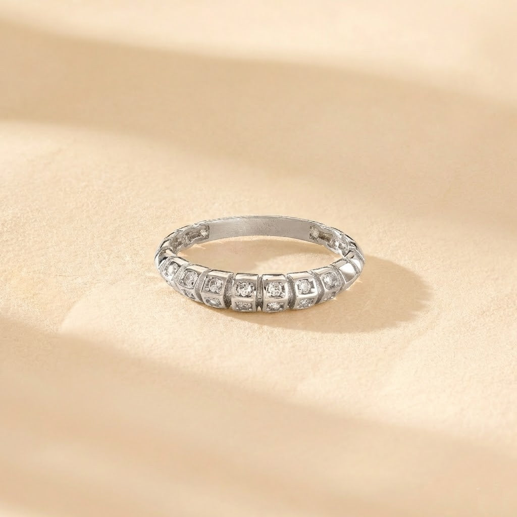 Geometric Eternity Ring