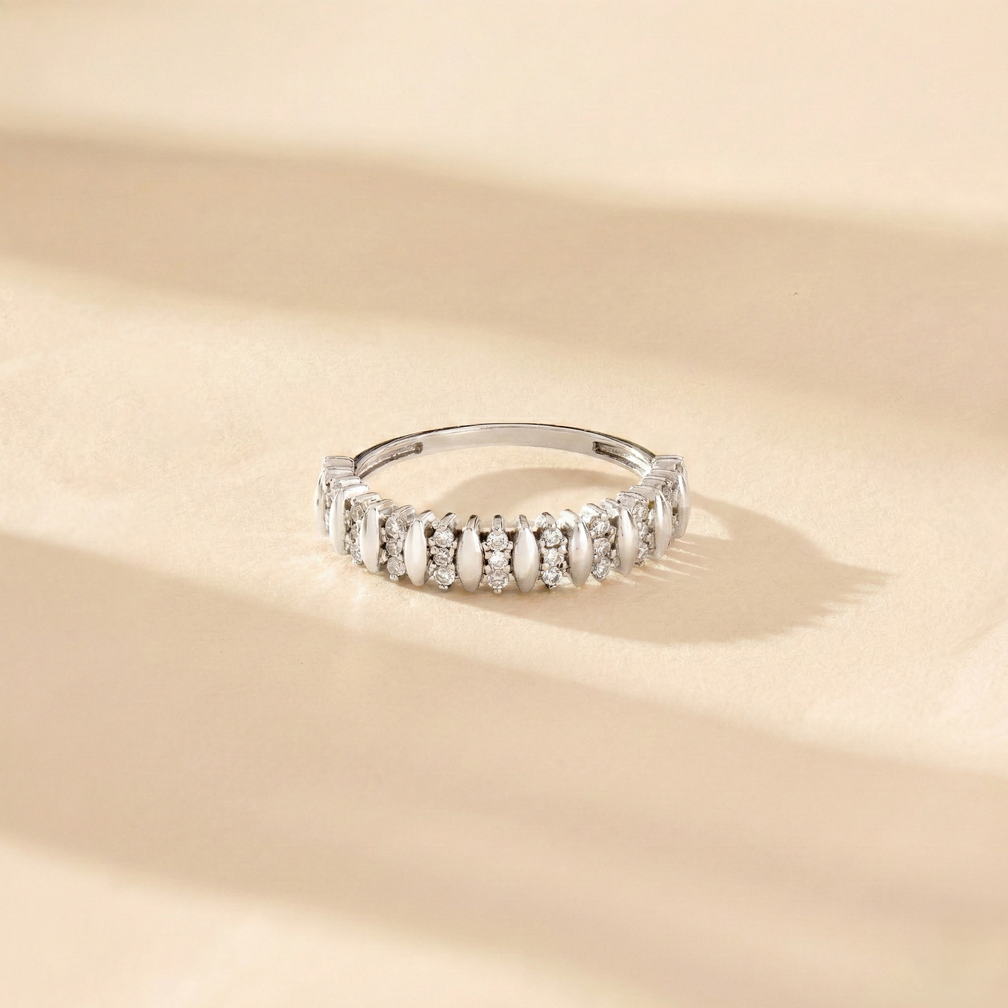 Sculpted Station Ring