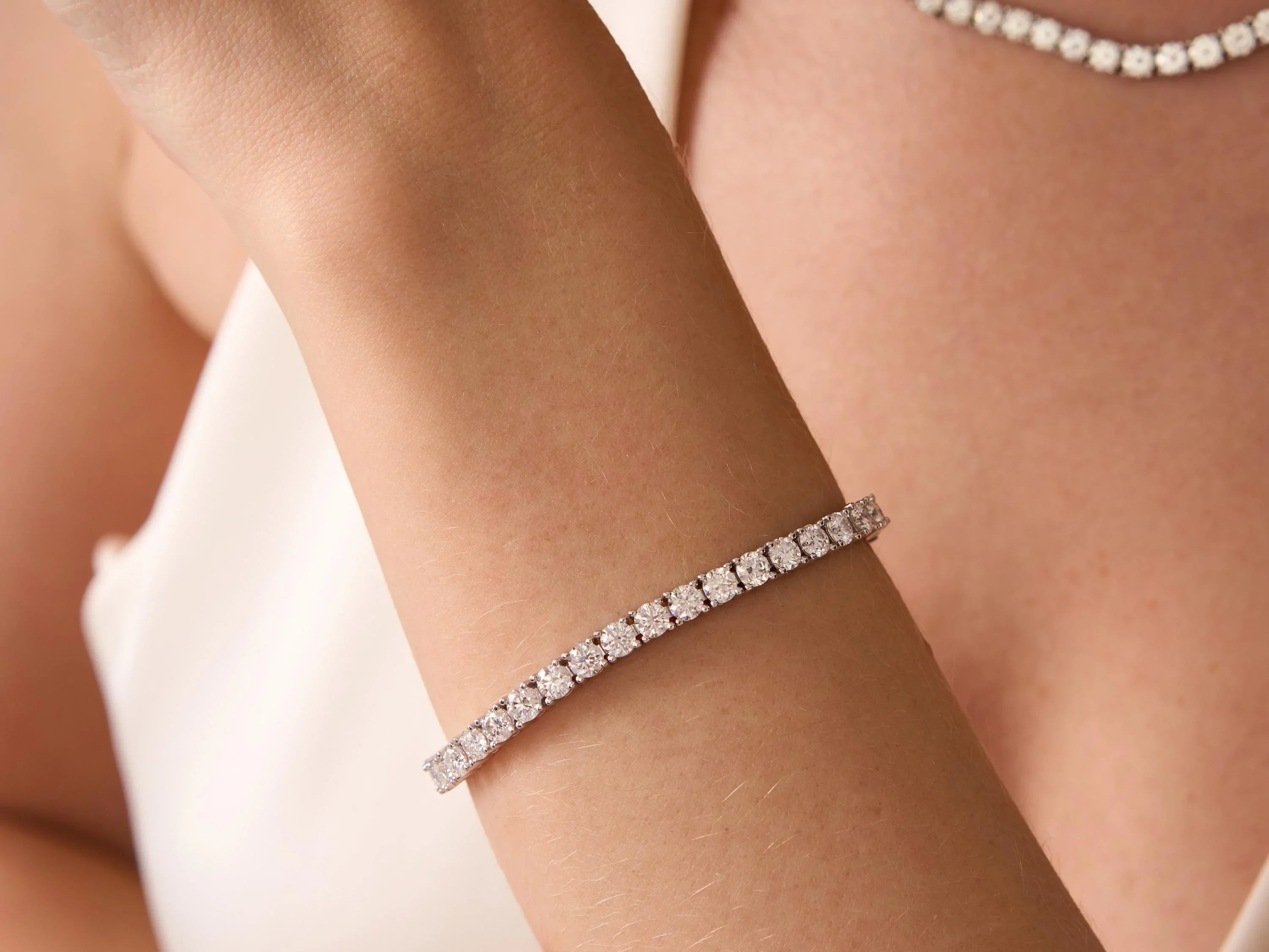 Muur Atelier Moissanite Tennis Bracelet Silver