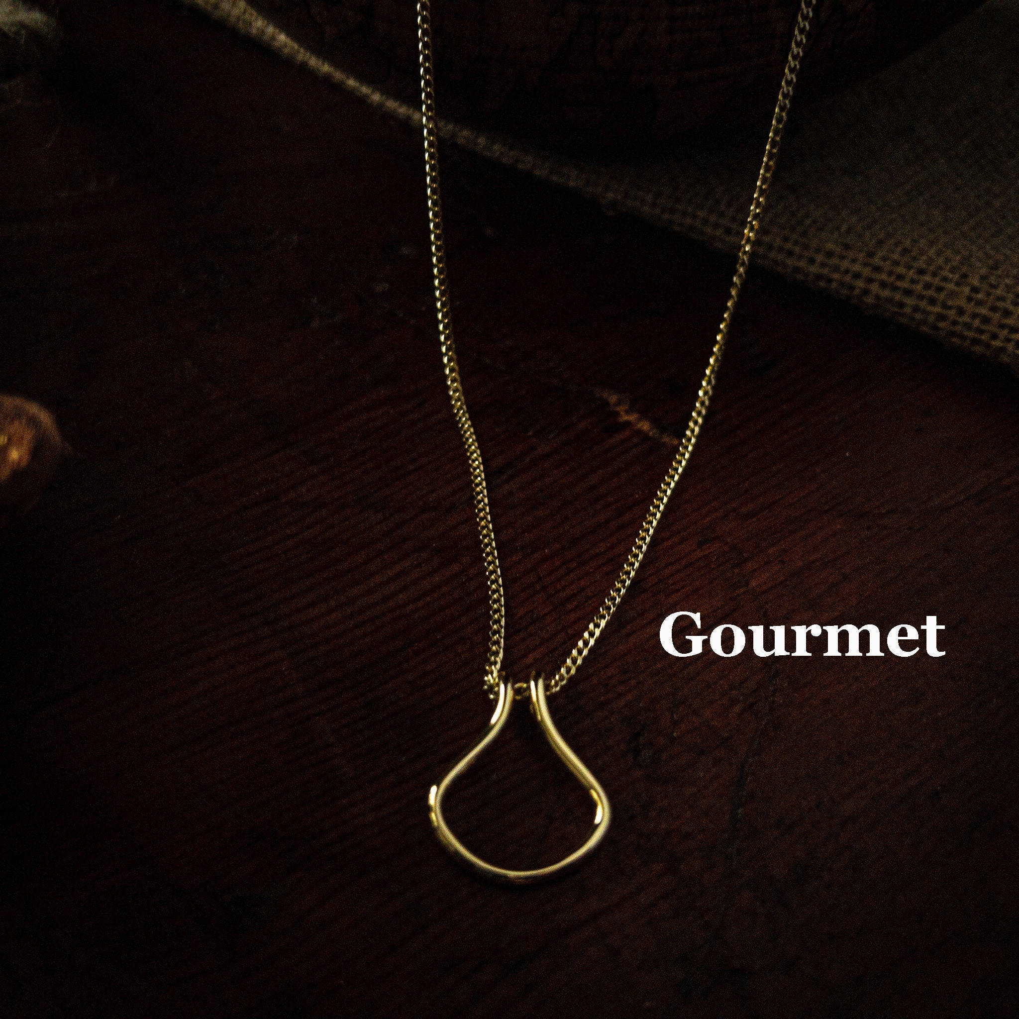 14k Solid Gold Ring Holder Necklace