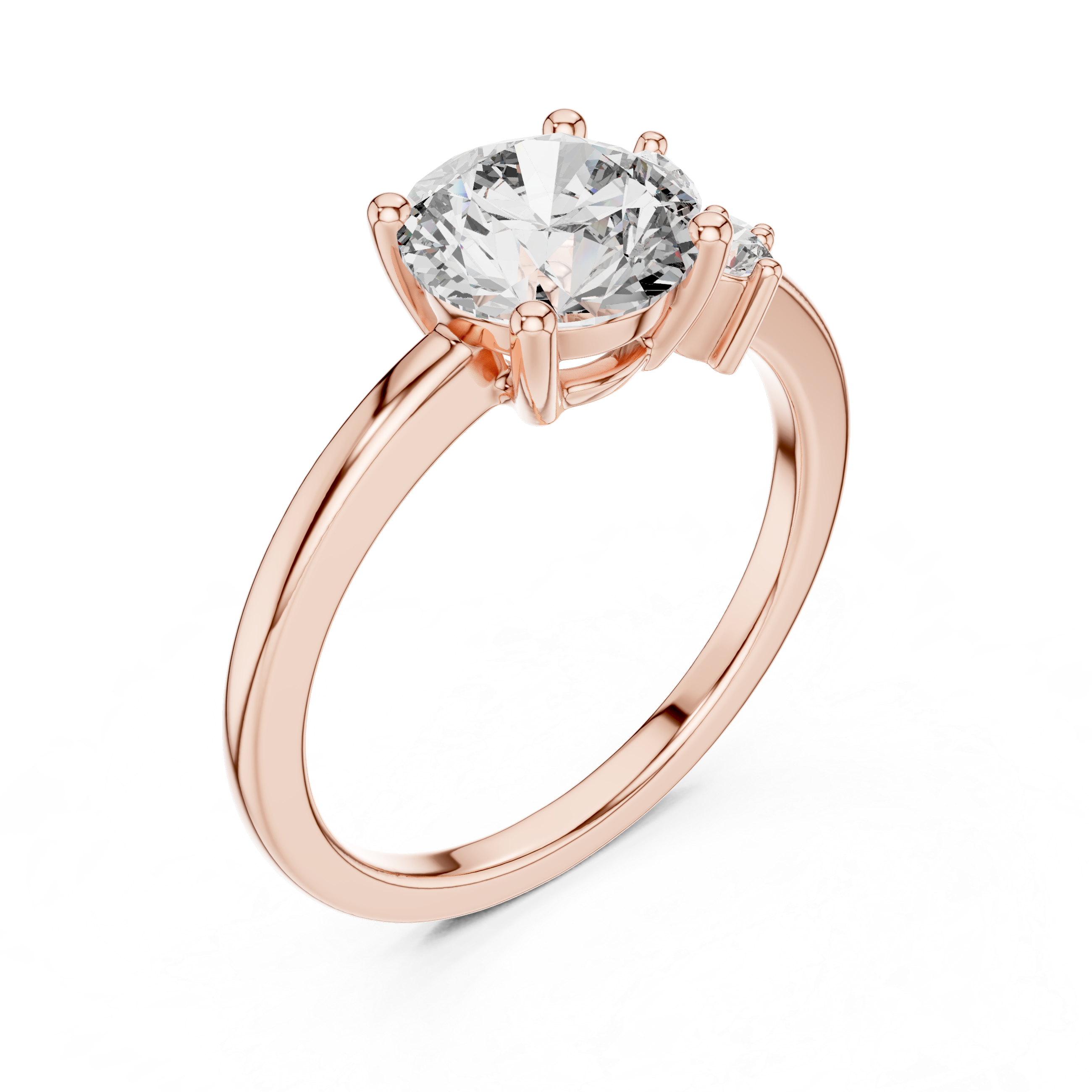 Muur Atelier Solid Gold Asymmetrical Cluster Diamond Engagement Ring