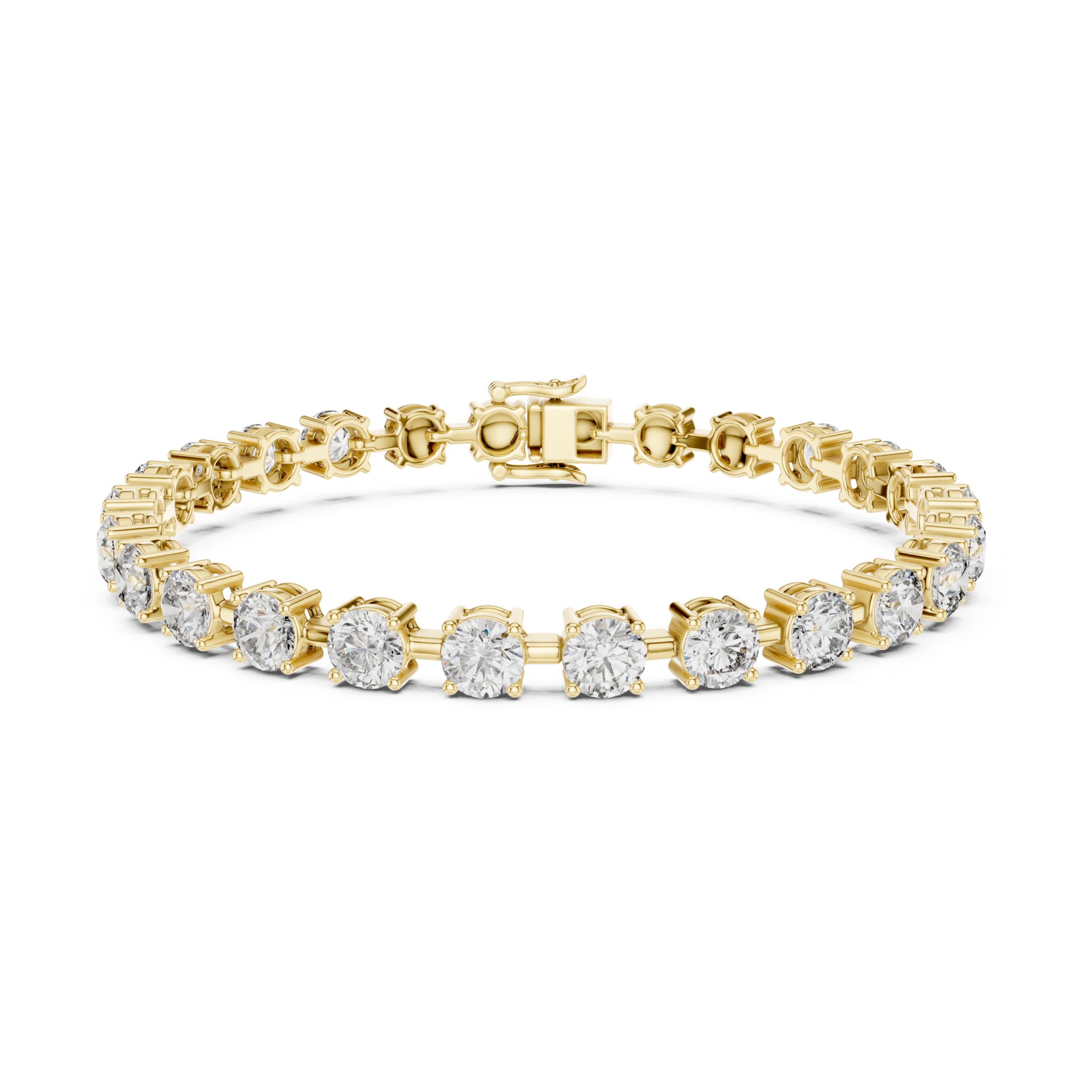 The Wassenaar Bracelet - Round Diamond Collet Tennis Bracelet