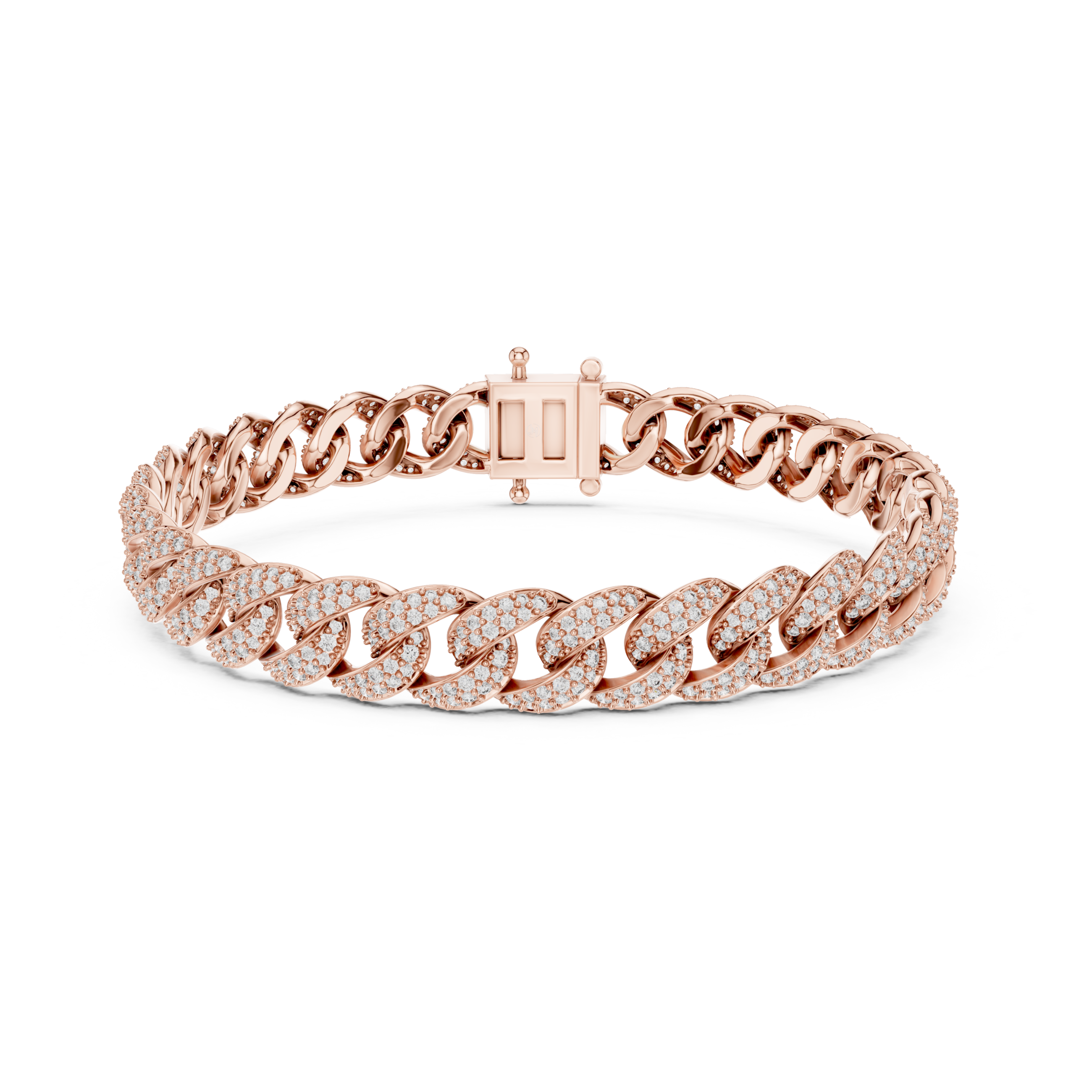 The Hamptons Bracelet - Pave Diamond Cuban Link Bracelet