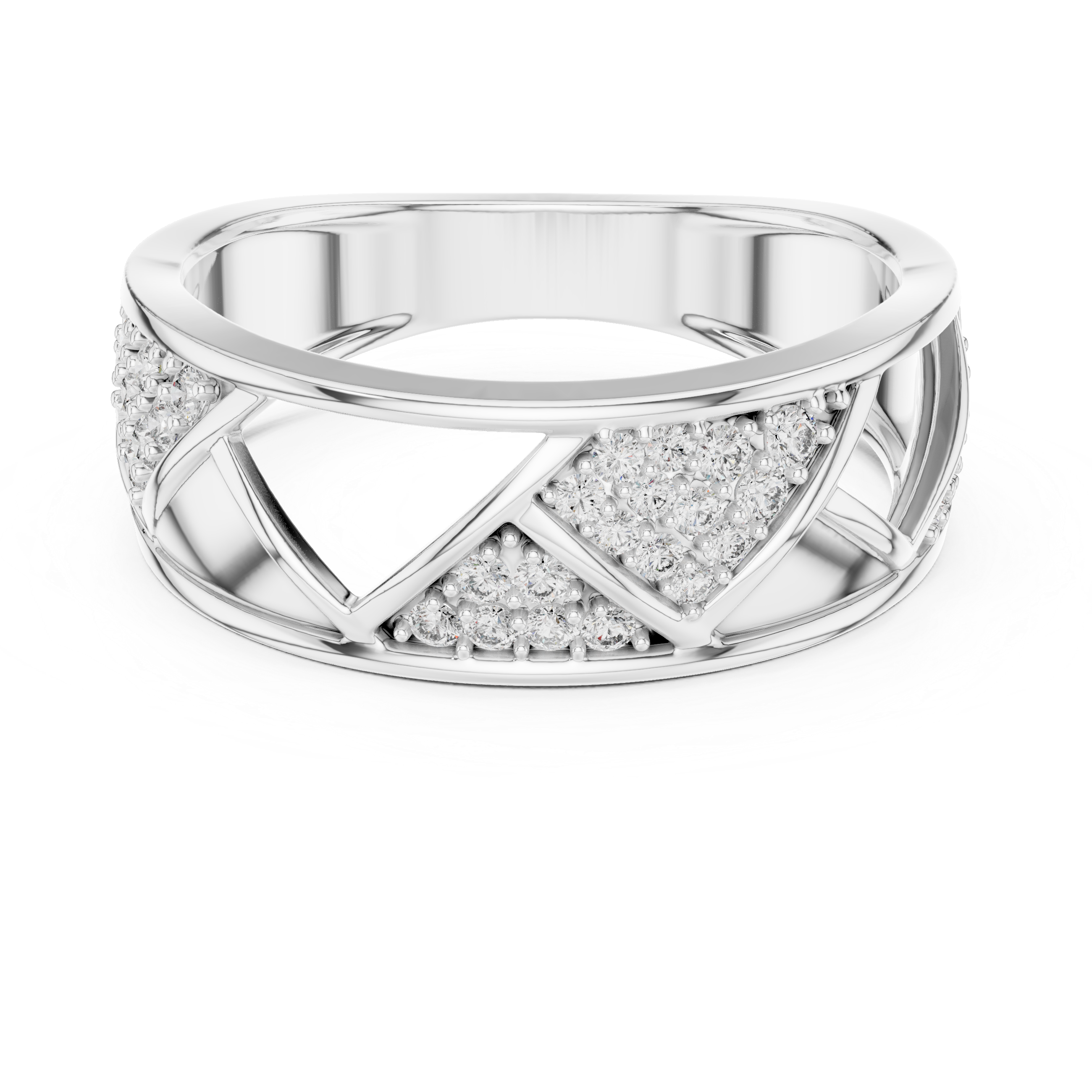 The Gentofte Ring - Wide Geometric Lattice Diamond Band