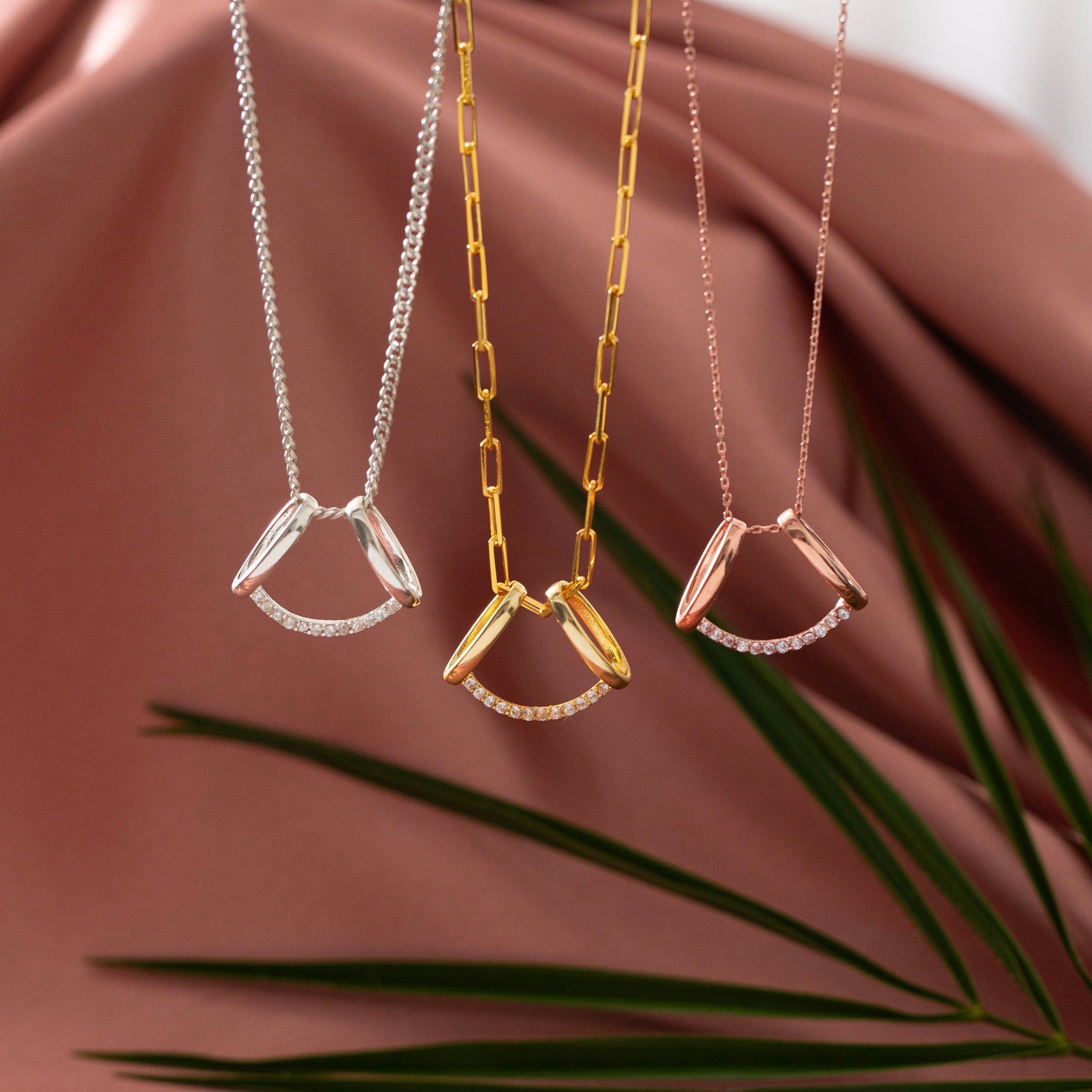 Dainty Ring Holder Necklace