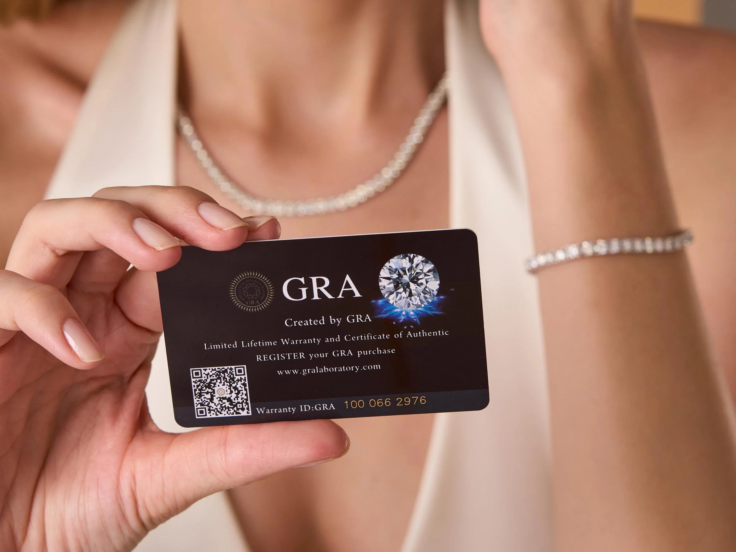 Muur Atelier Moissanite Tennis Bracelet Silver with GRA Certificate